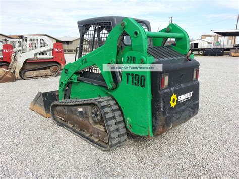 2007 bobcat t190 tracked skid steer|bobcat t190 skid steer specs.